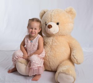 Image of girl with Teddy bear